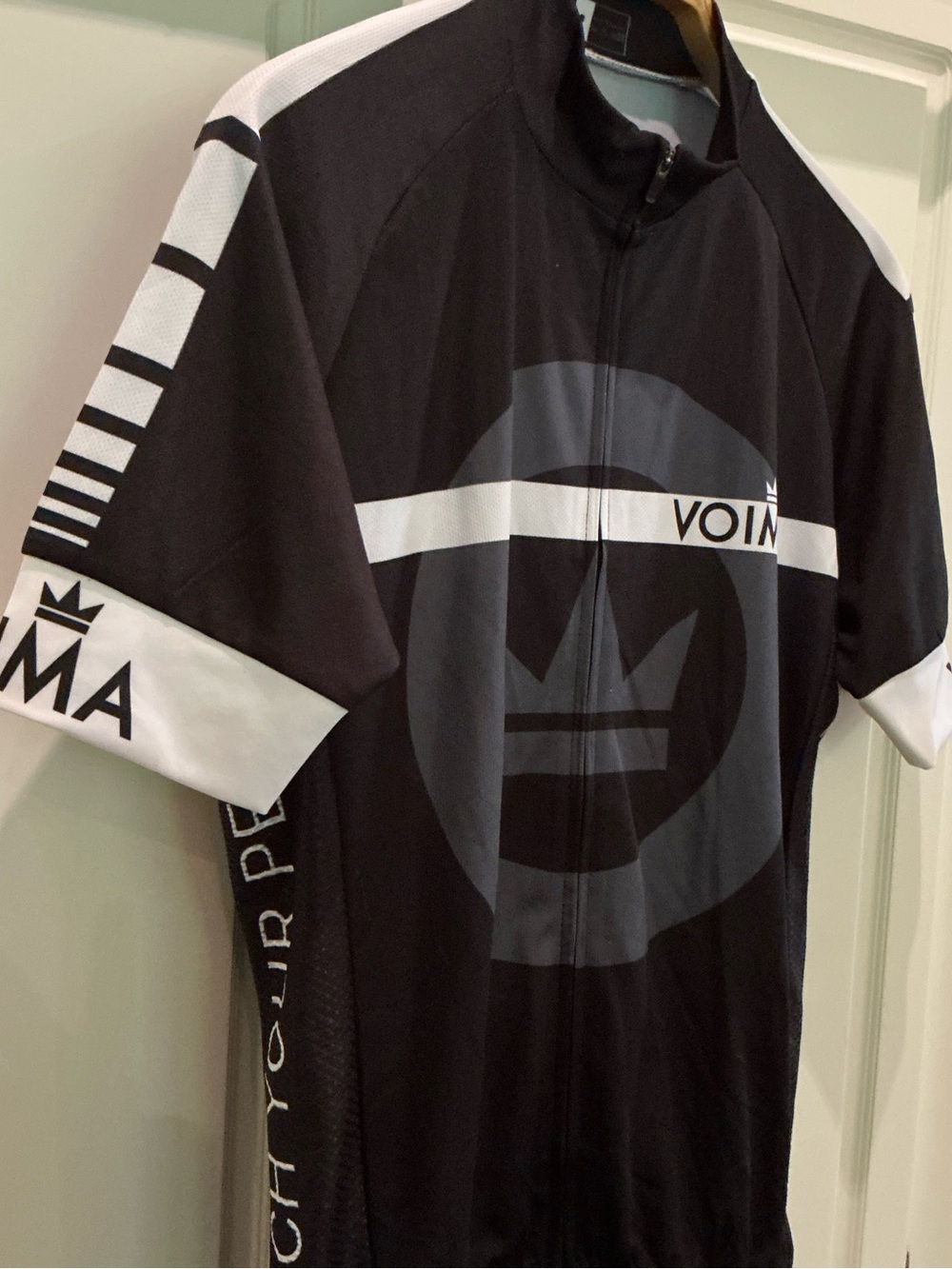 Voilà Women's Black and White Cycling Jersey